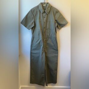 Levi’s Olive Green Short-Sleeved Jumpsuit
